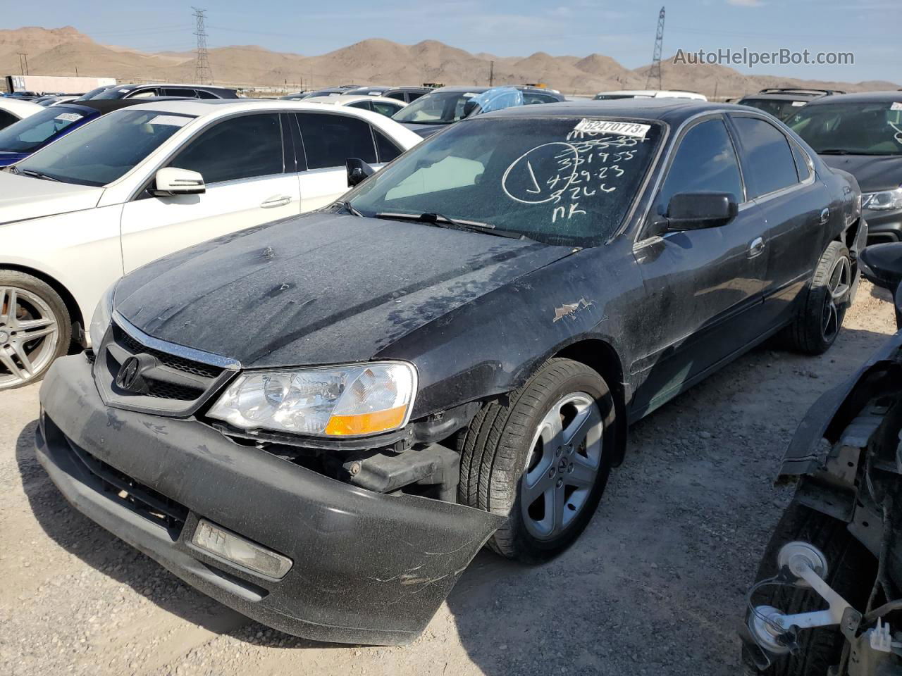 2002 Acura 3.2tl Type-s Black vin: 19UUA56952A005419