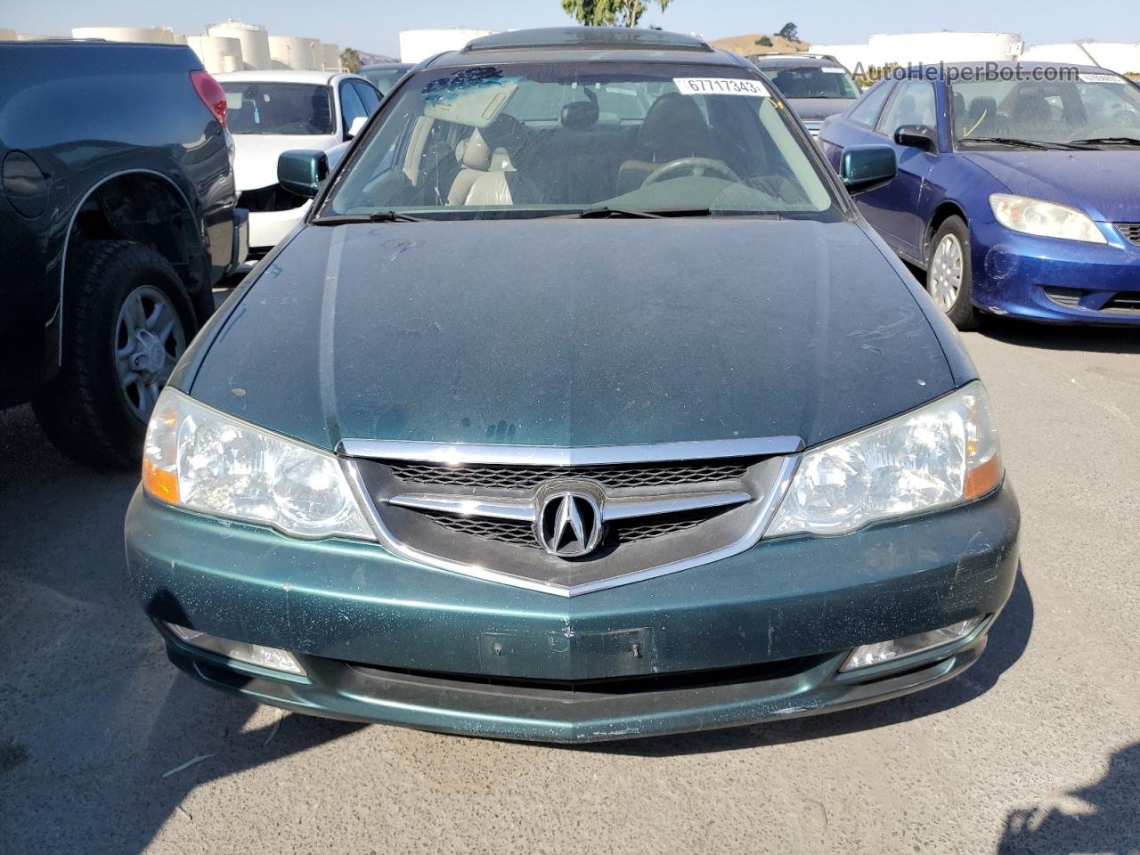 2002 Acura 3.2tl Type-s Зеленый vin: 19UUA56982A040004