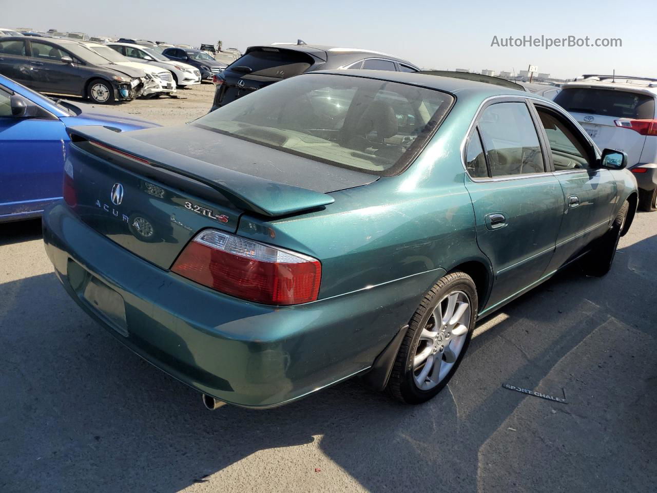 2002 Acura 3.2tl Type-s Green vin: 19UUA56982A040004