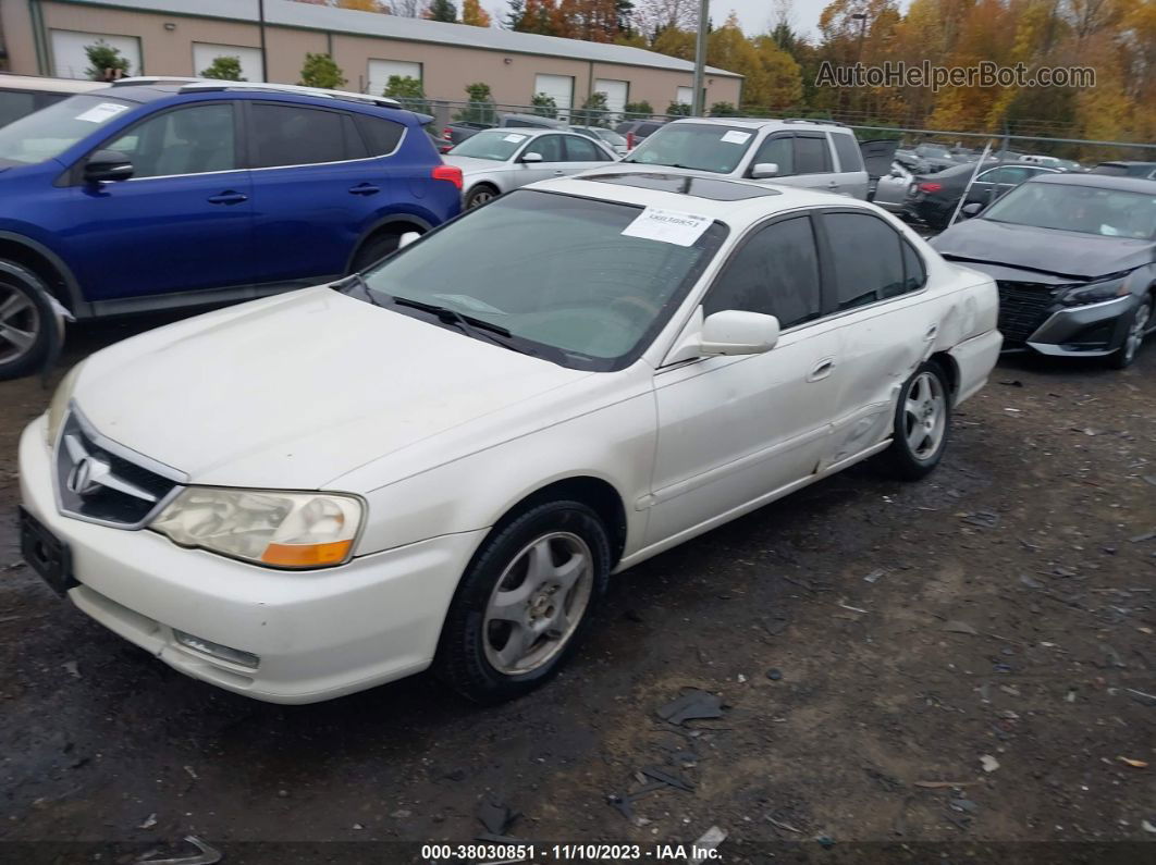 2002 Acura Tl Type S W/navigation White vin: 19UUA56982A058678