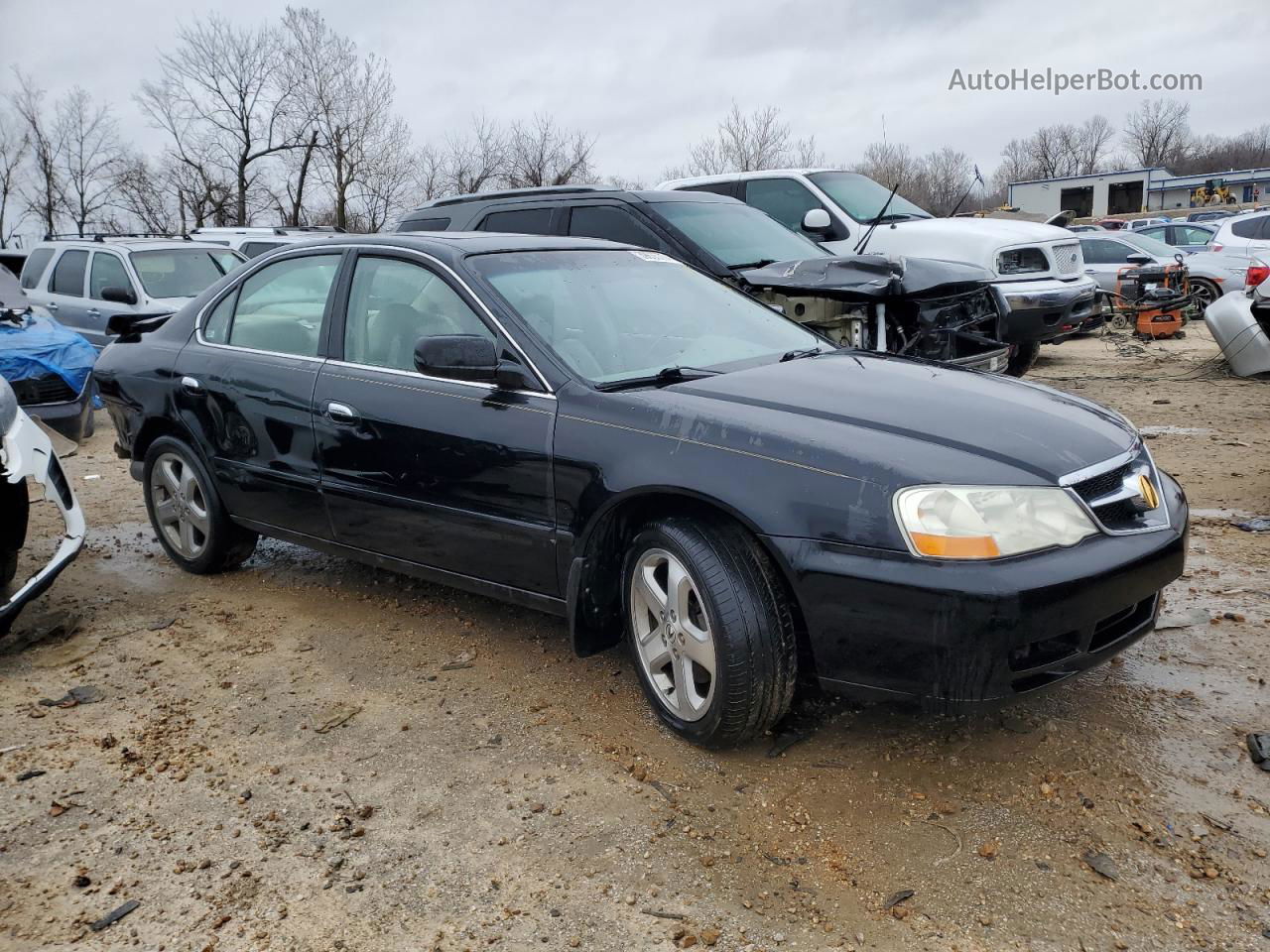 2002 Acura 3.2tl Type-s Black vin: 19UUA569X2A039453