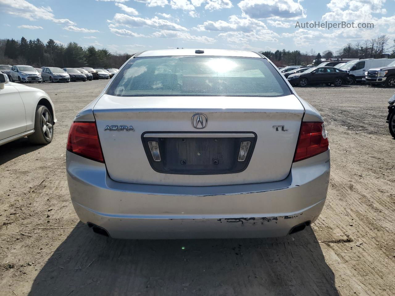 2005 Acura Tl  Silver vin: 19UUA65515A053315