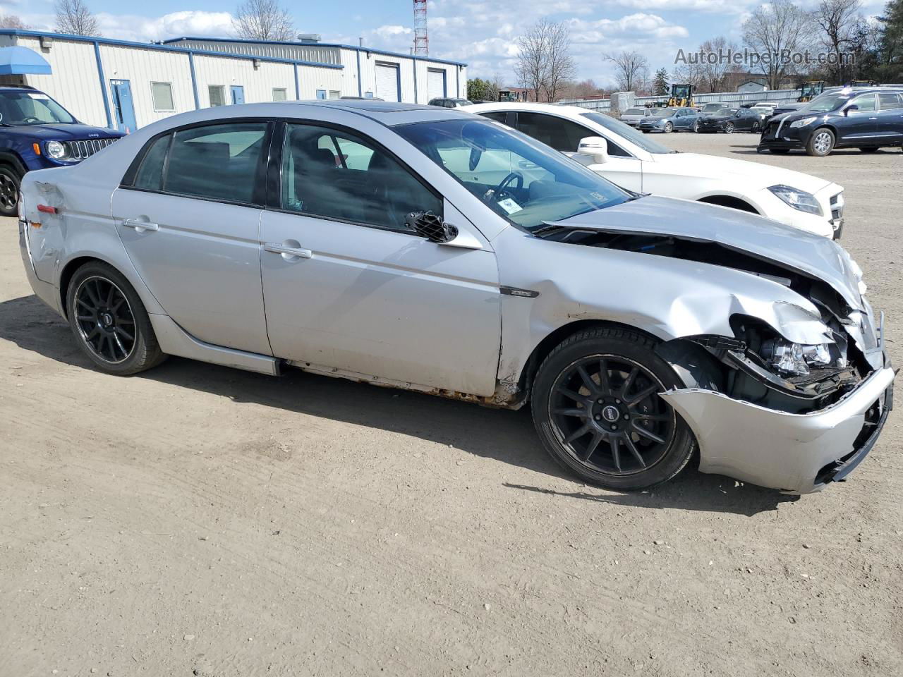 2005 Acura Tl  Silver vin: 19UUA65515A053315