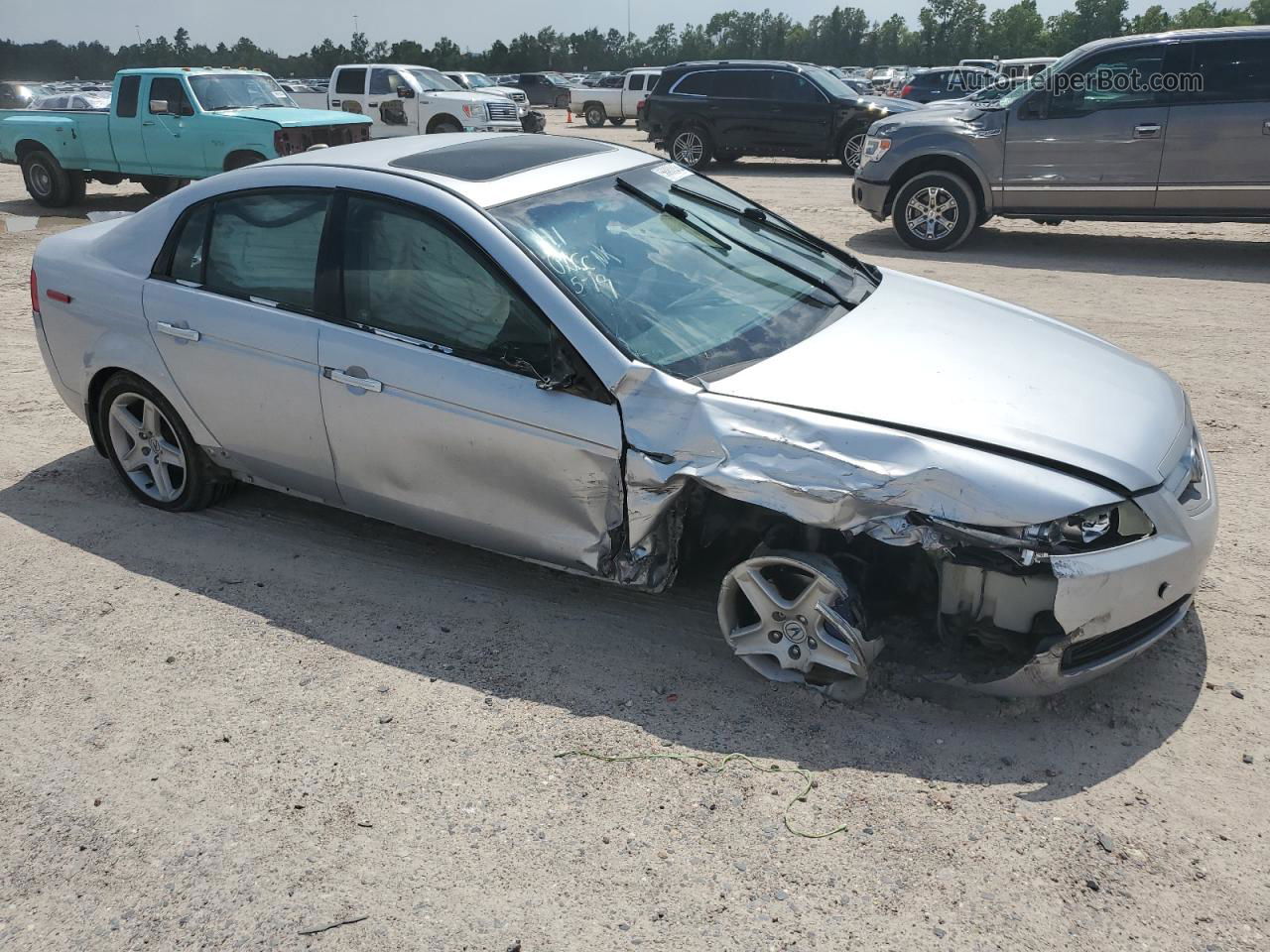 2005 Acura Tl  Silver vin: 19UUA65535A039674