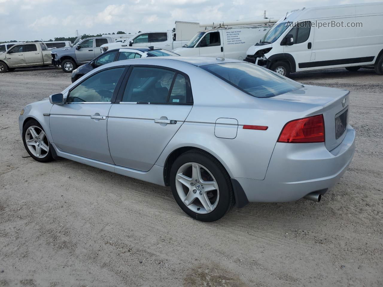 2005 Acura Tl  Silver vin: 19UUA65535A039674