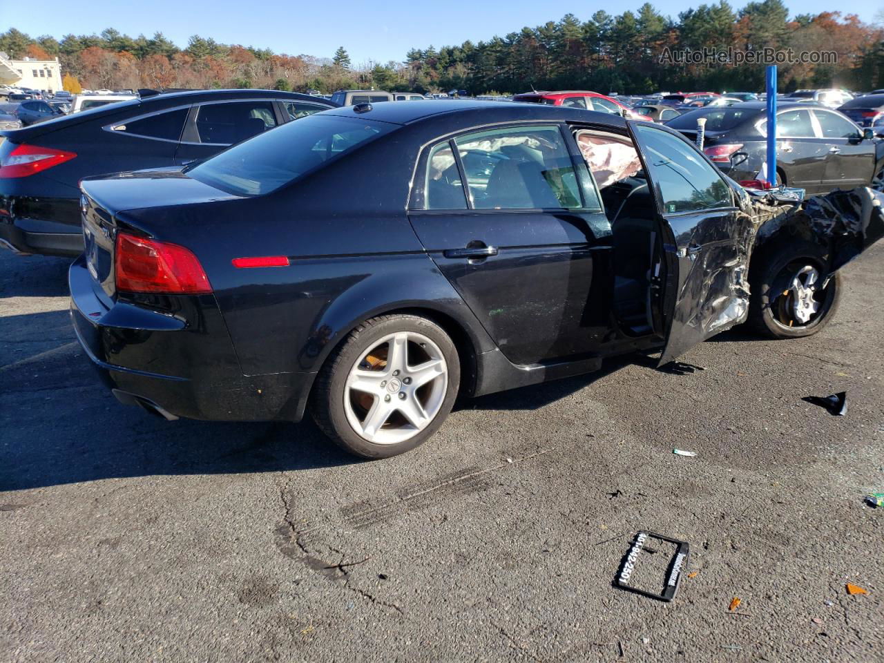 2005 Acura Tl  Black vin: 19UUA65555A029454