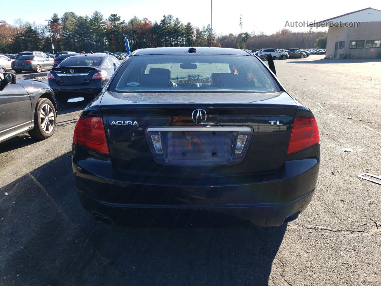 2005 Acura Tl  Black vin: 19UUA65555A029454