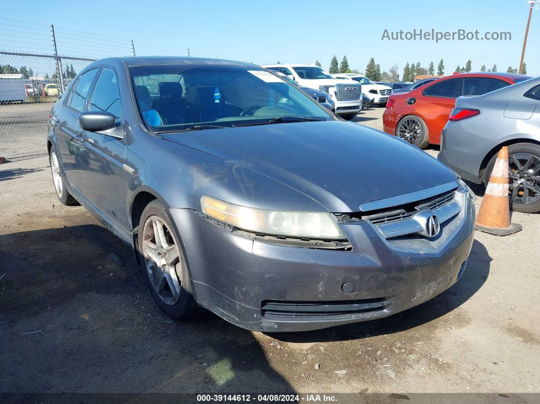 2005 Acura Tl   Gray vin: 19UUA65555A042902