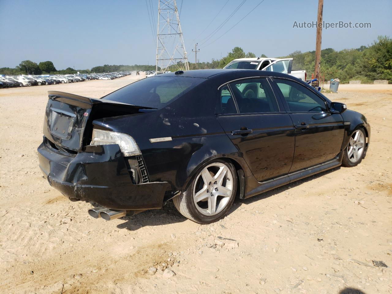 2005 Acura Tl  Black vin: 19UUA65565A010427