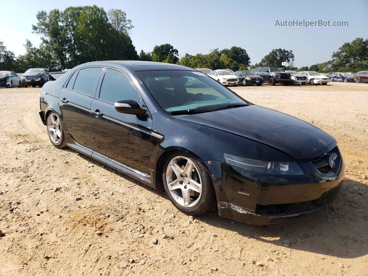 2005 Acura Tl  Black vin: 19UUA65565A010427