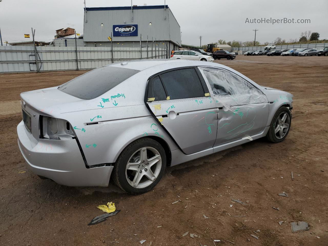 2005 Acura Tl  Silver vin: 19UUA65585A005195