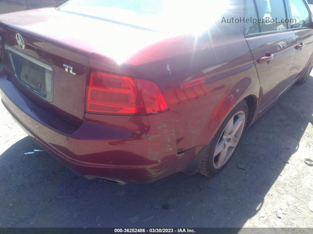 2005 Acura Tl   Maroon vin: 19UUA66205A022772