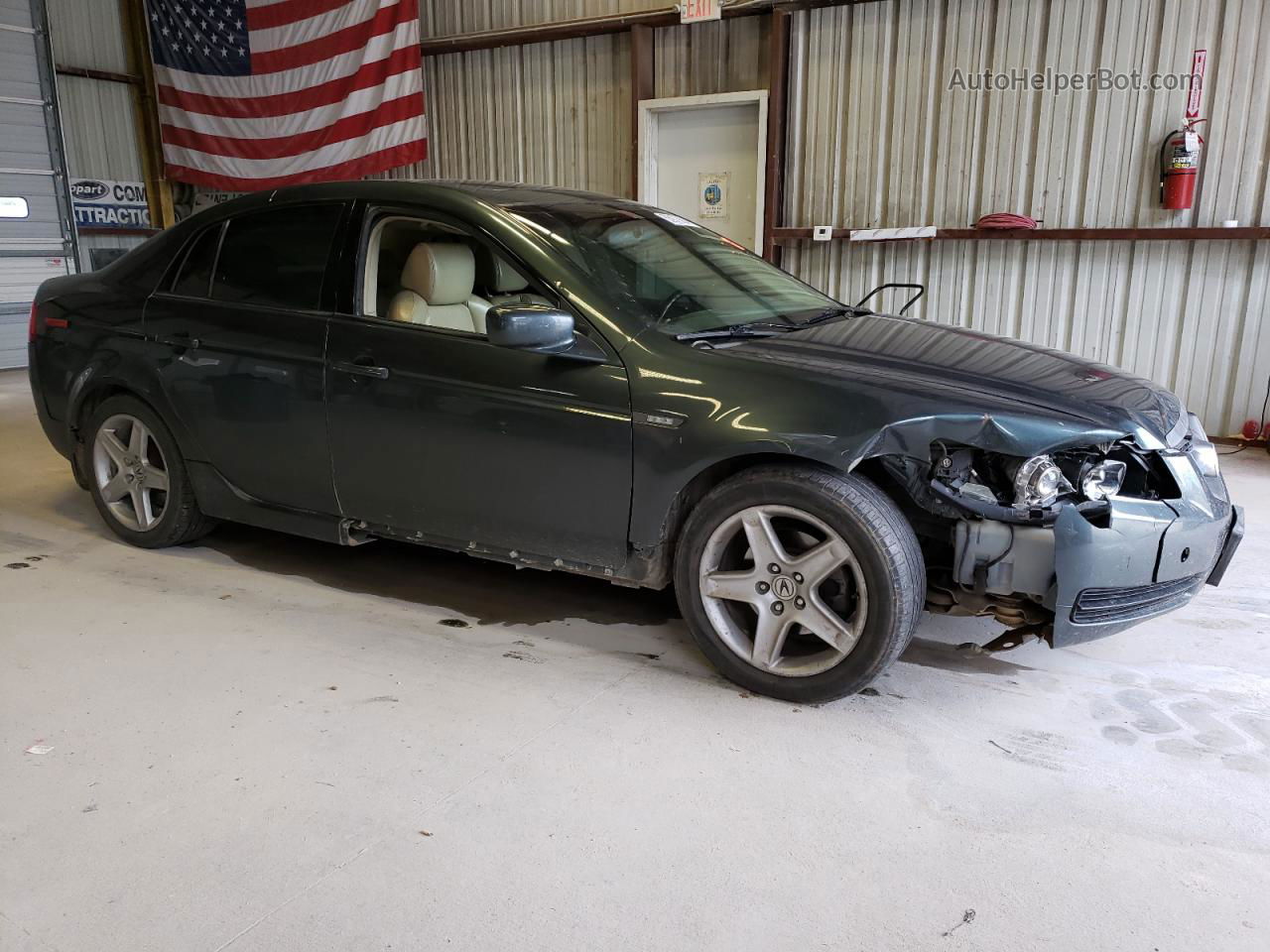 2005 Acura Tl  Green vin: 19UUA66205A050359