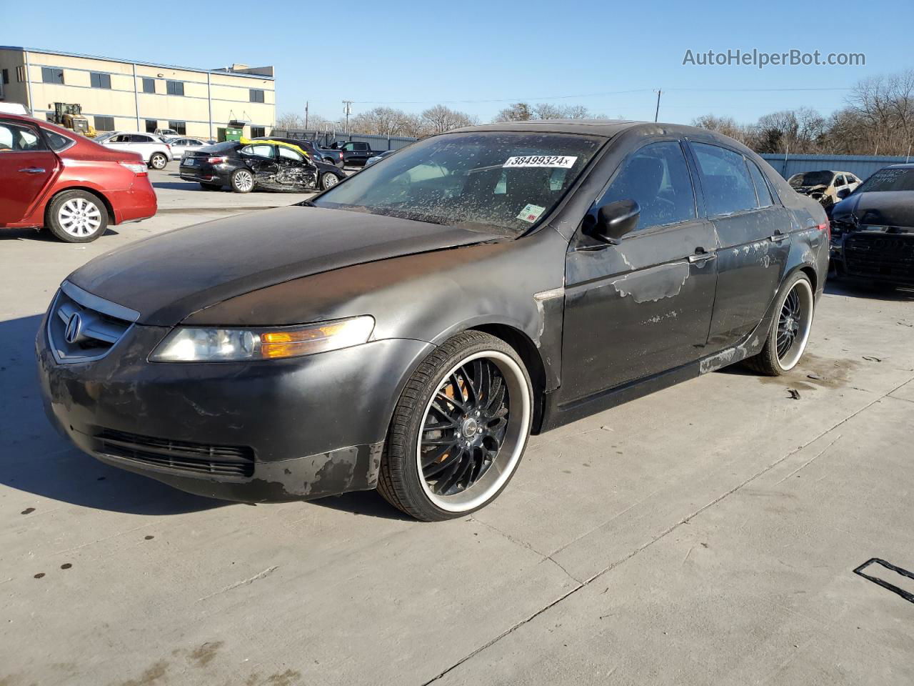 2005 Acura Tl  Black vin: 19UUA66205A066061