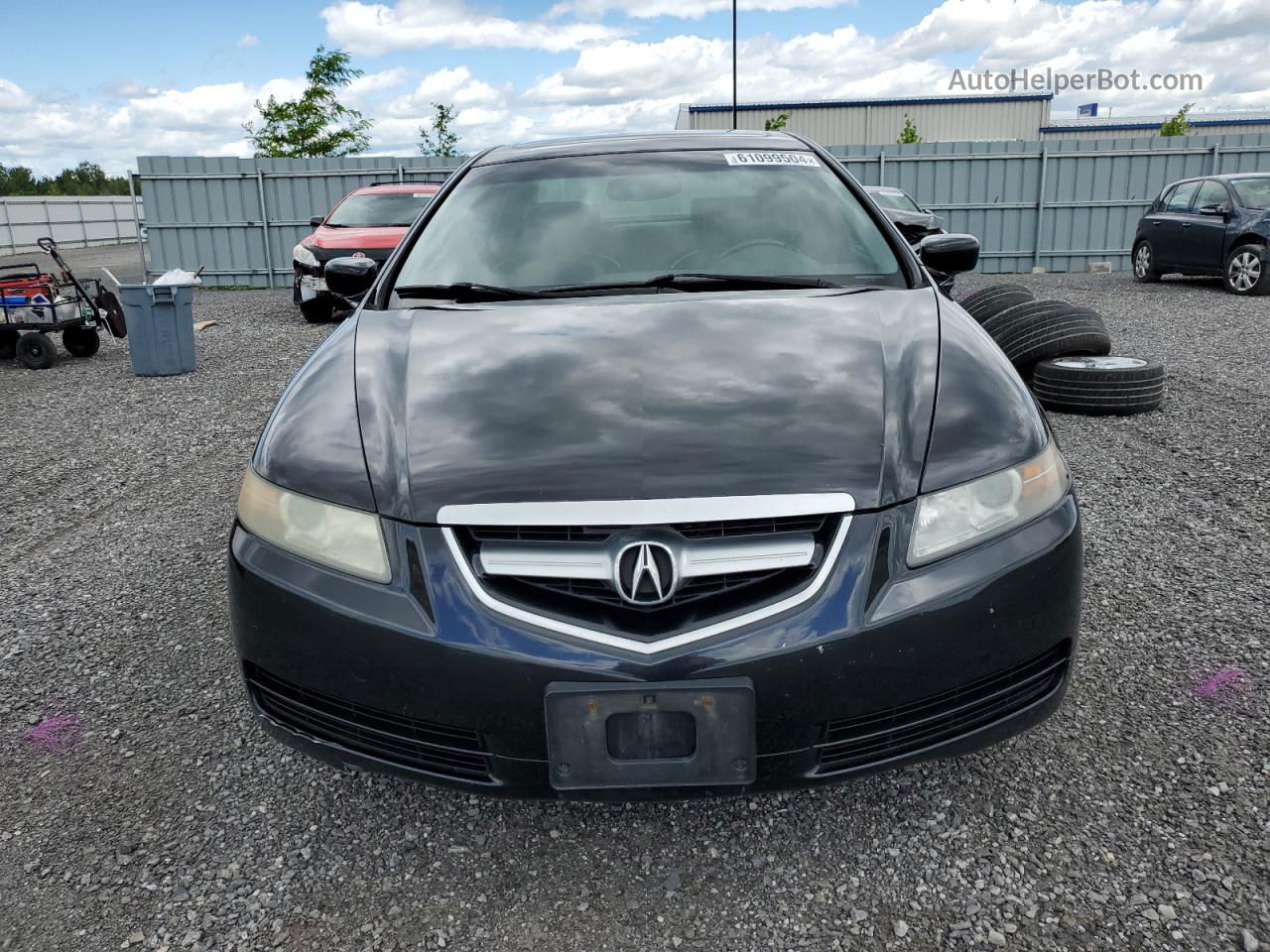 2005 Acura Tl  Black vin: 19UUA66205A802075