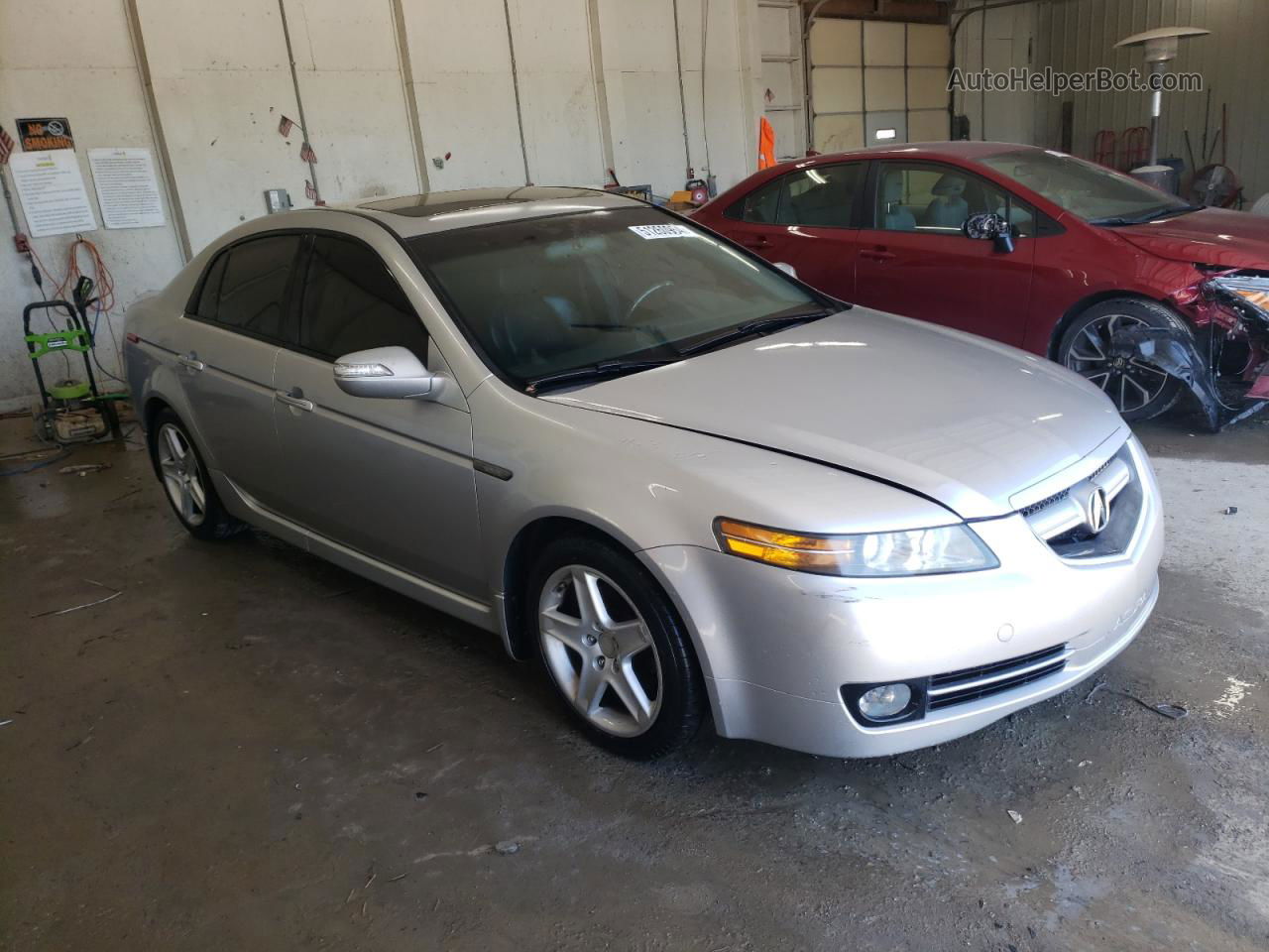 2008 Acura Tl  Silver vin: 19UUA66208A002431