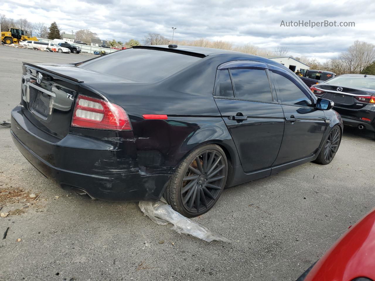 2008 Acura Tl  Black vin: 19UUA66208A007208