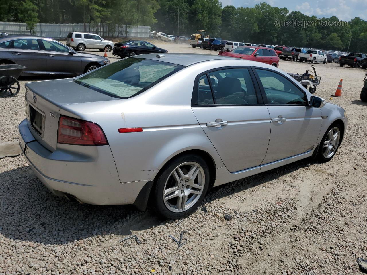 2008 Acura Tl  Silver vin: 19UUA66208A008567