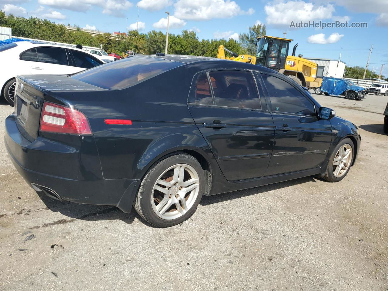 2008 Acura Tl  Черный vin: 19UUA66208A010562