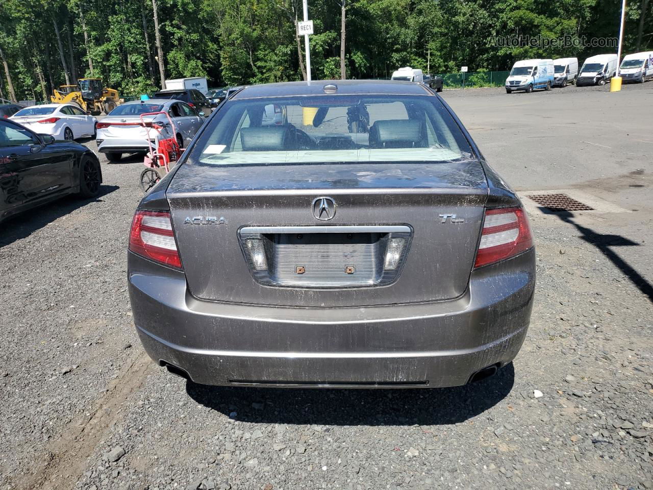 2008 Acura Tl  Gray vin: 19UUA66208A011971