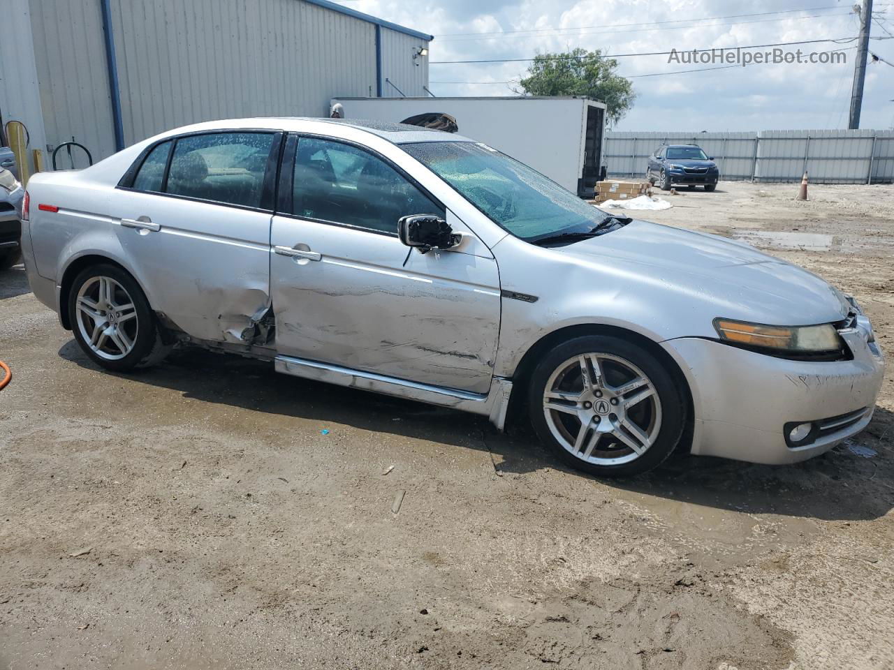 2008 Acura Tl  Silver vin: 19UUA66208A039723