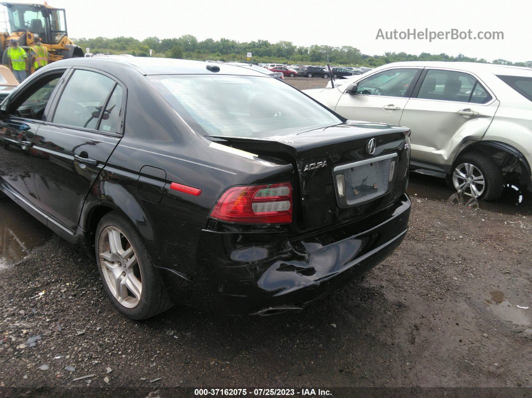 2008 Acura Tl   Black vin: 19UUA66208A055498