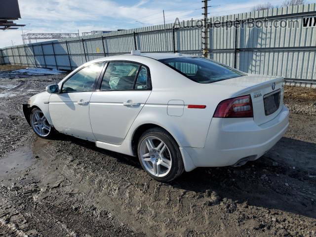 2008 Acura Tl  White vin: 19UUA66208A056473