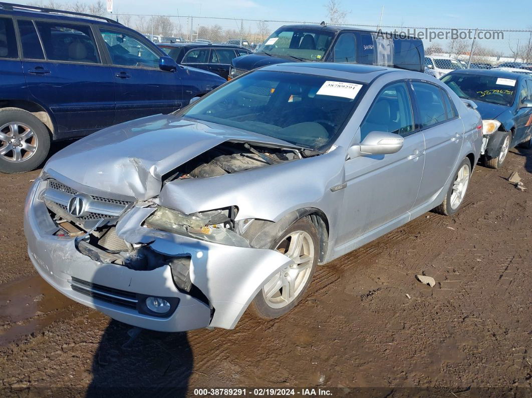 2008 Acura Tl 3.2 Silver vin: 19UUA66208A056604