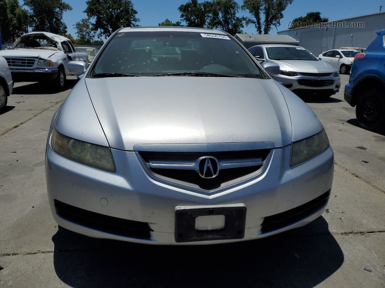 2005 Acura Tl  Silver vin: 19UUA66215A044117