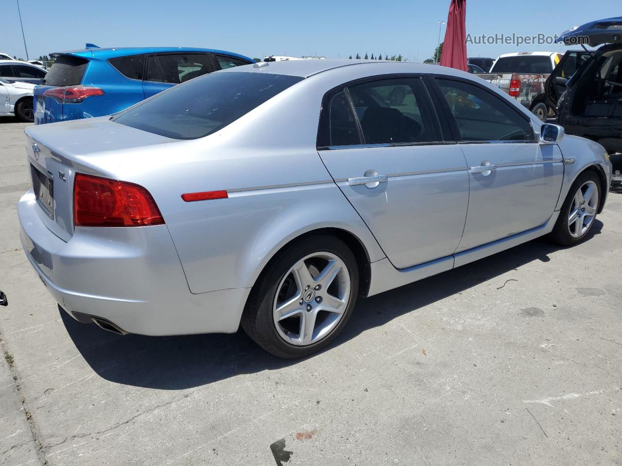 2005 Acura Tl  Silver vin: 19UUA66215A044117