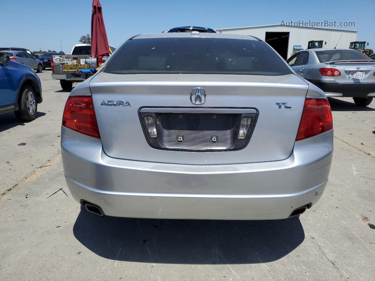 2005 Acura Tl  Silver vin: 19UUA66215A044117