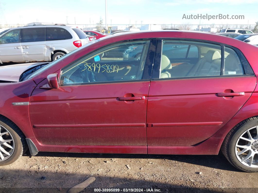 2005 Acura Tl   Maroon vin: 19UUA66215A072483