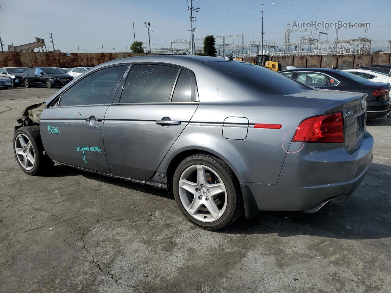 2005 Acura Tl  Серый vin: 19UUA66215A075223