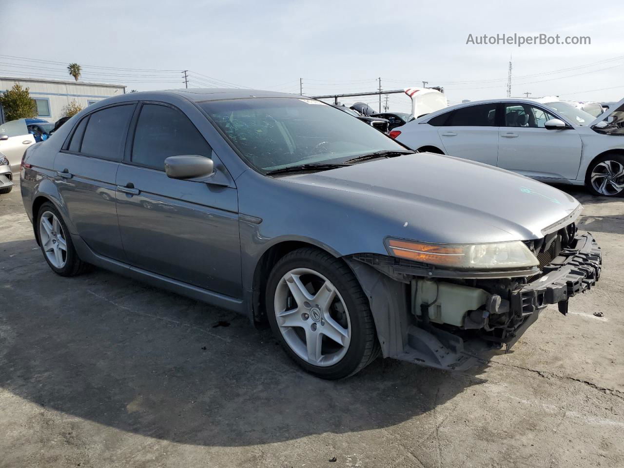 2005 Acura Tl  Gray vin: 19UUA66215A075223