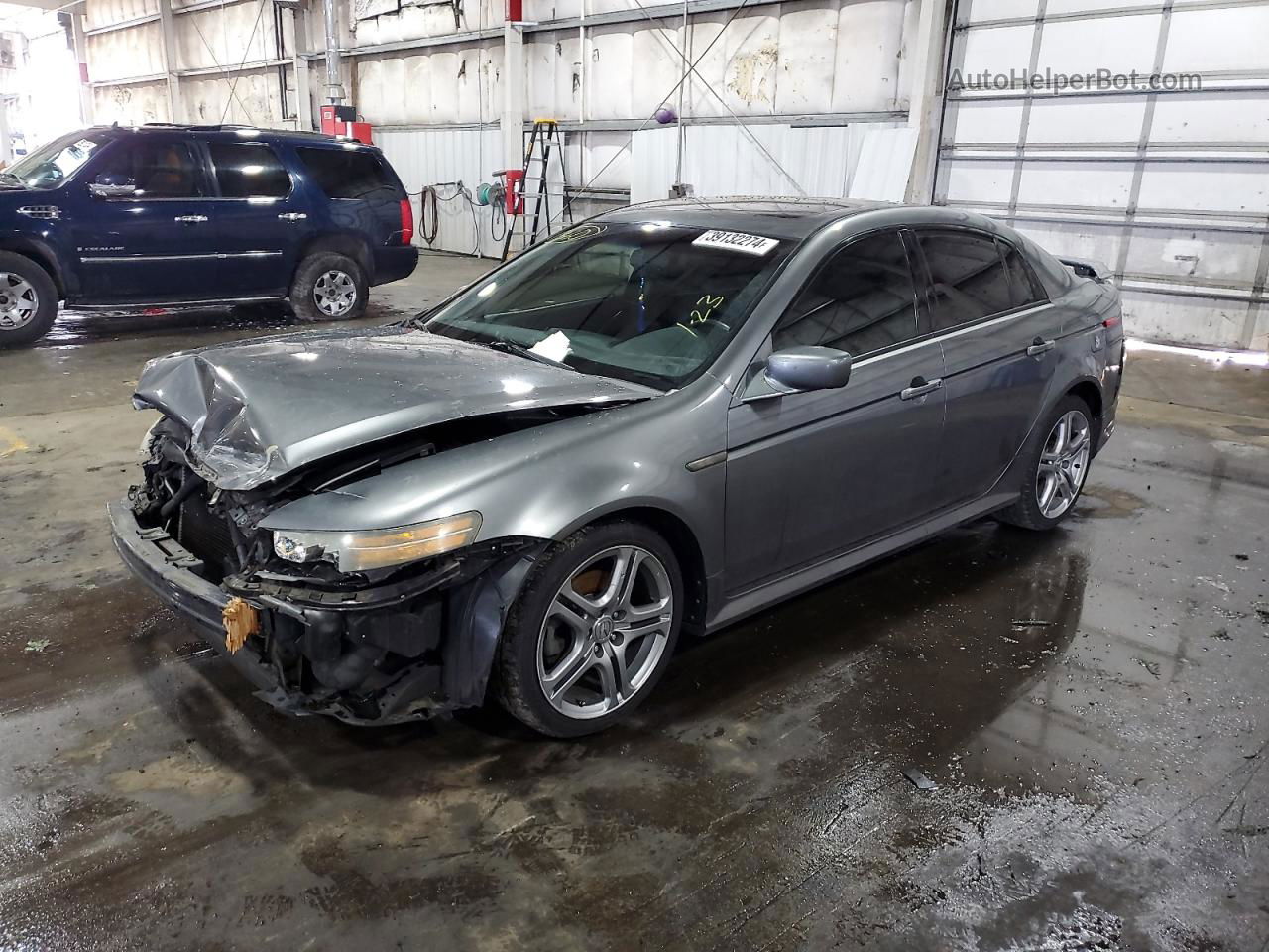 2005 Acura Tl  Gray vin: 19UUA66215A075626