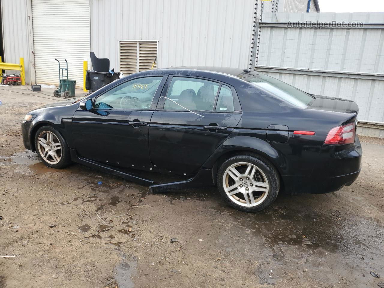 2008 Acura Tl  Черный vin: 19UUA66218A006200