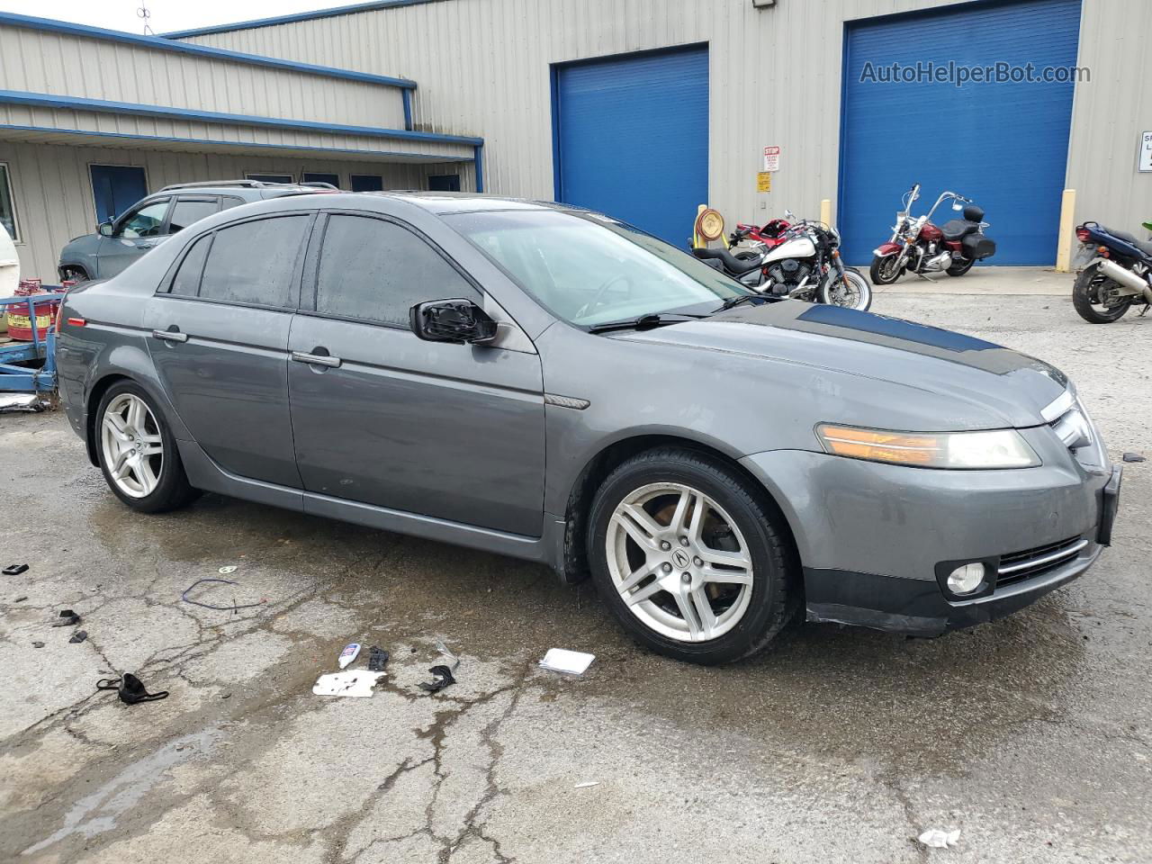 2008 Acura Tl  Gray vin: 19UUA66218A009825