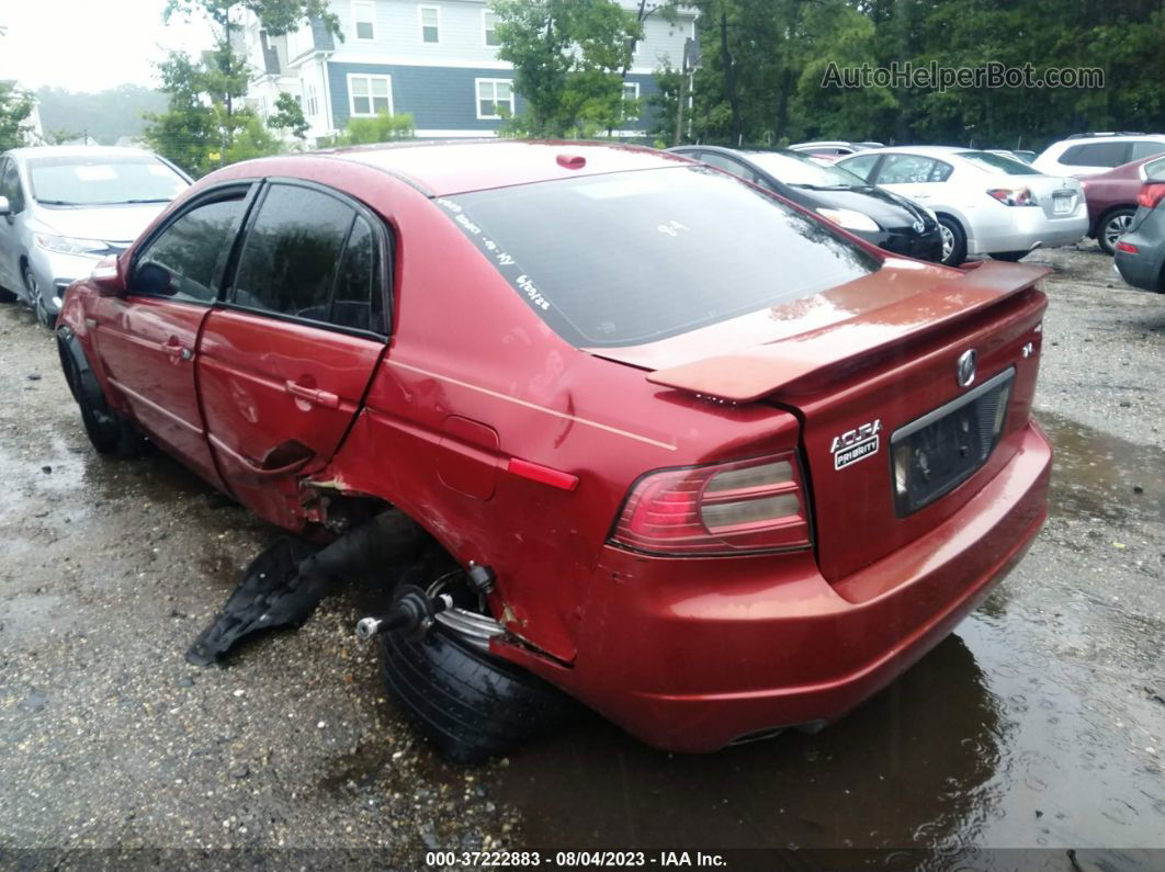 2008 Acura Tl   Red vin: 19UUA66218A019111