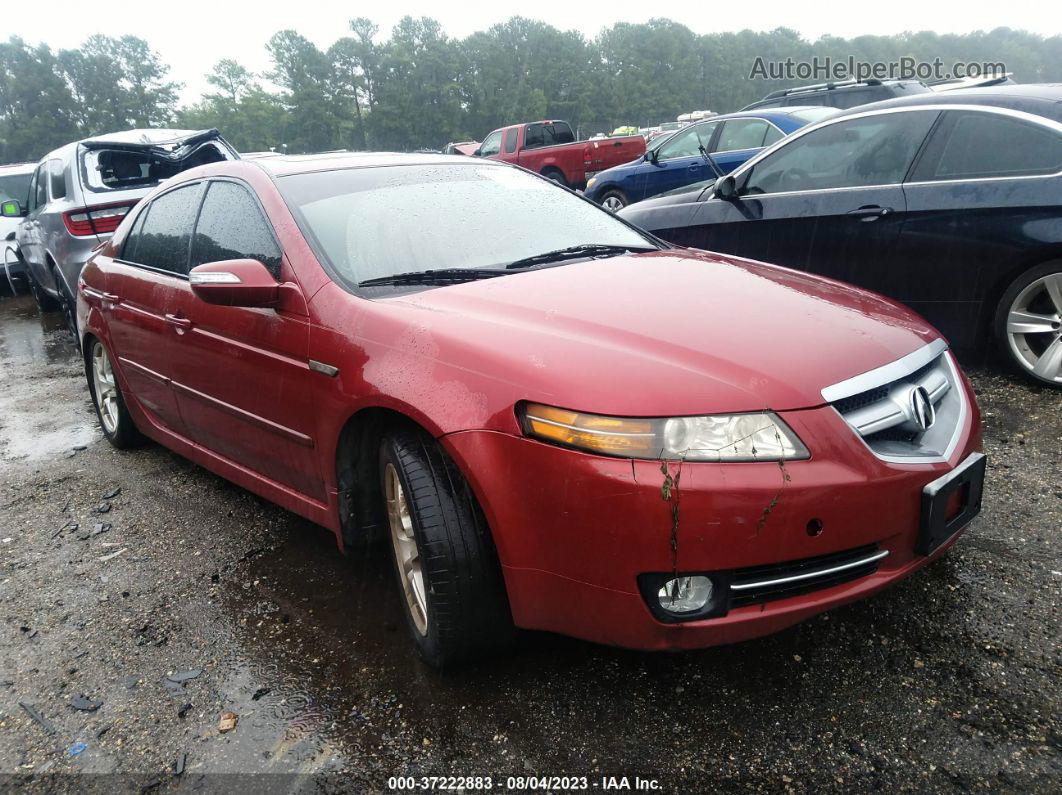 2008 Acura Tl   Red vin: 19UUA66218A019111