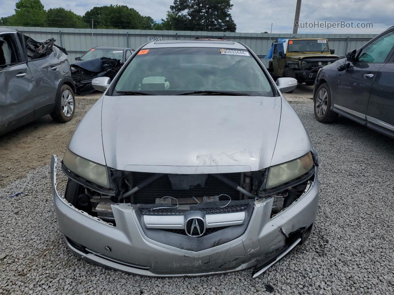 2008 Acura Tl  Gray vin: 19UUA66218A031307