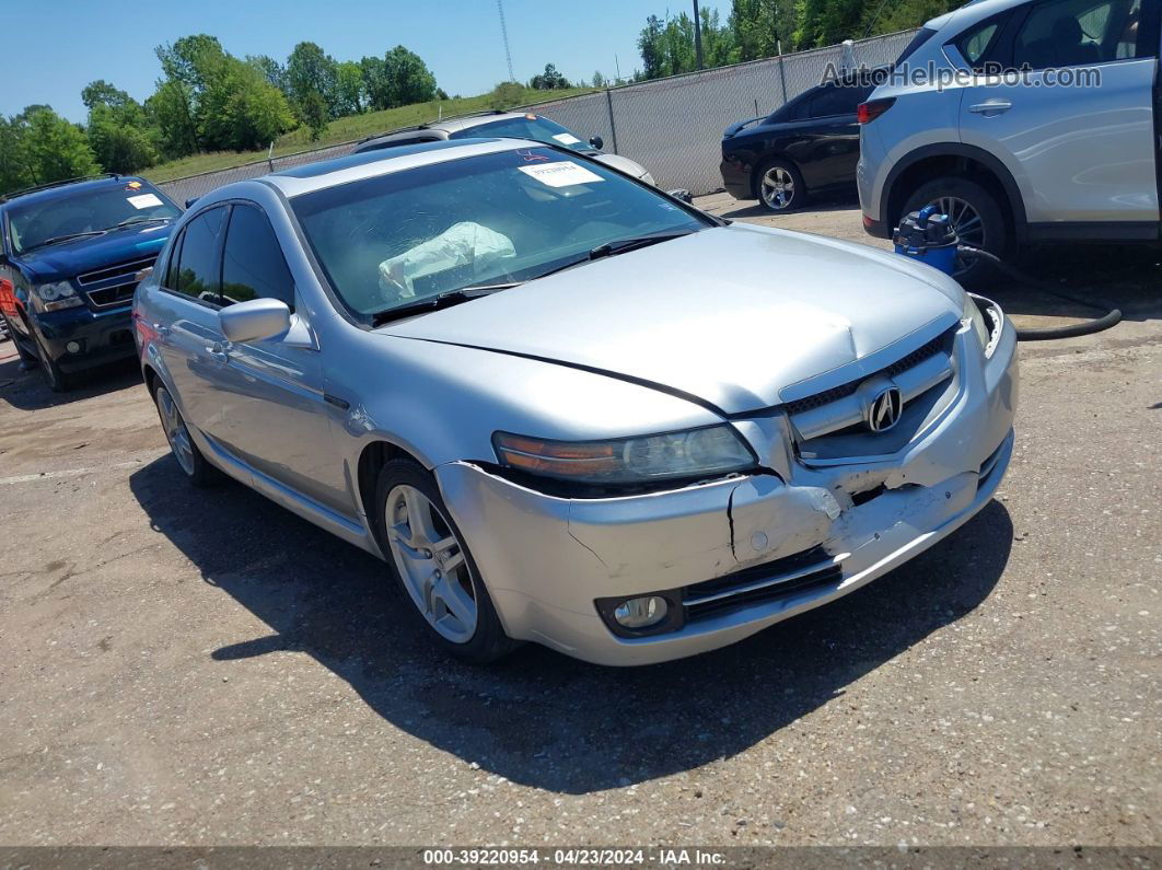 2008 Acura Tl 3.2 Silver vin: 19UUA66218A042680