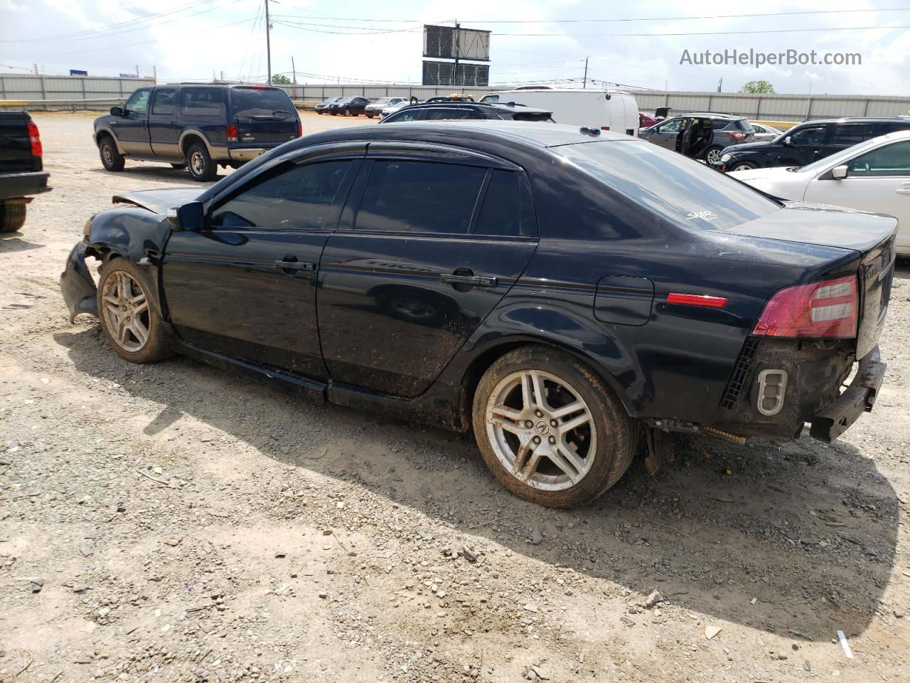 2008 Acura Tl  Black vin: 19UUA66218A043005