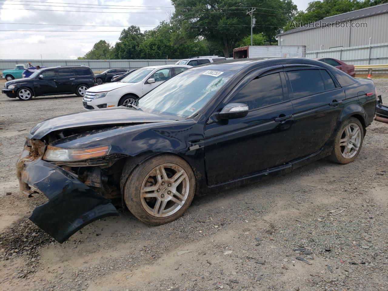 2008 Acura Tl  Black vin: 19UUA66218A043005