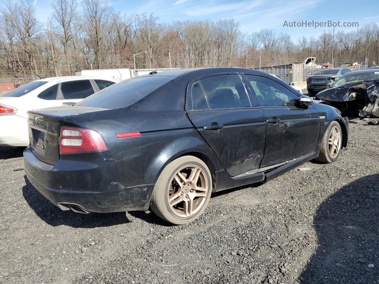 2008 Acura Tl  Black vin: 19UUA66218A047426