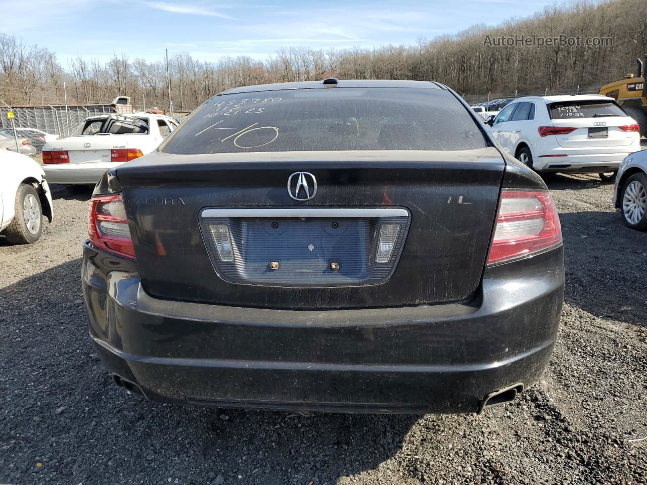 2008 Acura Tl  Black vin: 19UUA66218A047426