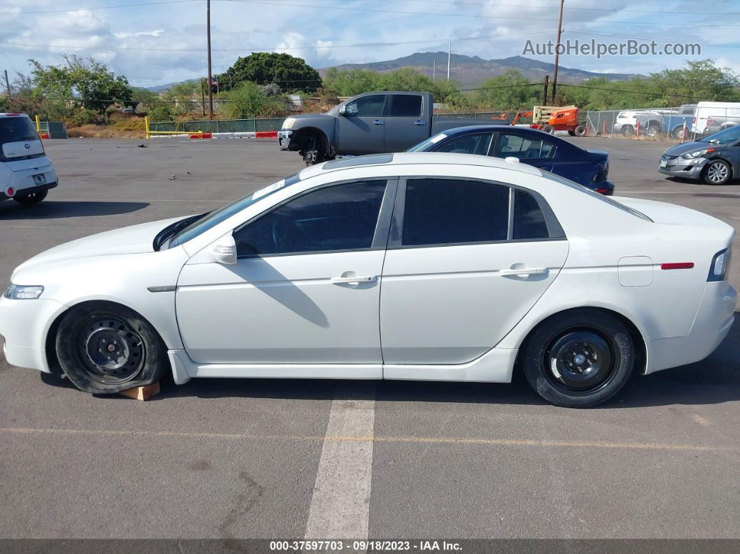 2008 Acura Tl   White vin: 19UUA66218A048866