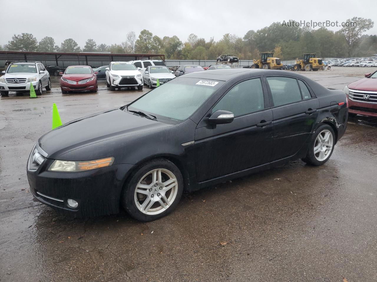 2008 Acura Tl  Black vin: 19UUA66218A051685