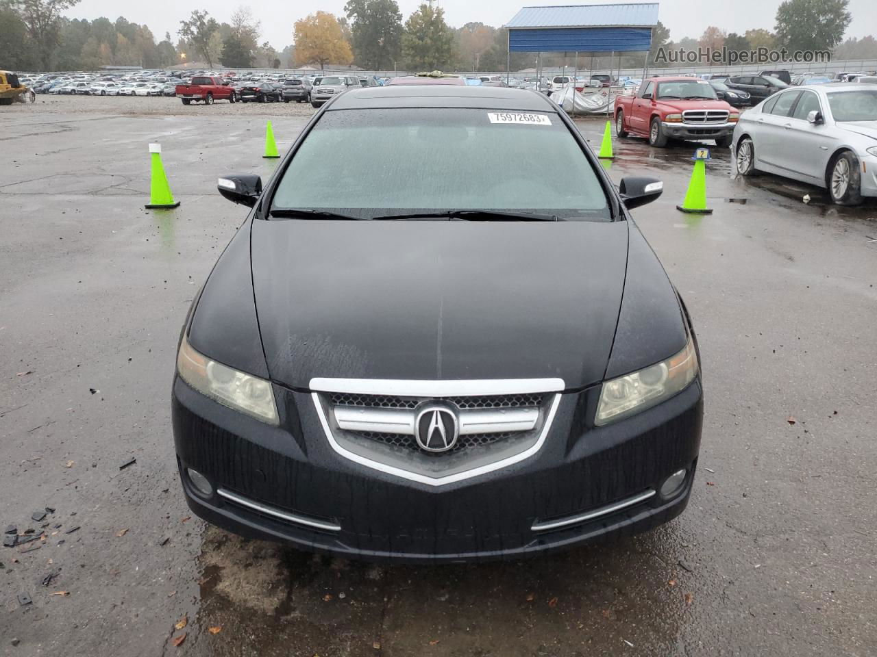 2008 Acura Tl  Black vin: 19UUA66218A051685