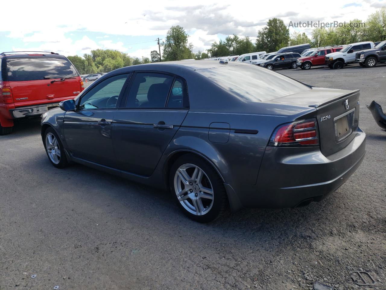 2008 Acura Tl  Gray vin: 19UUA66218A054375