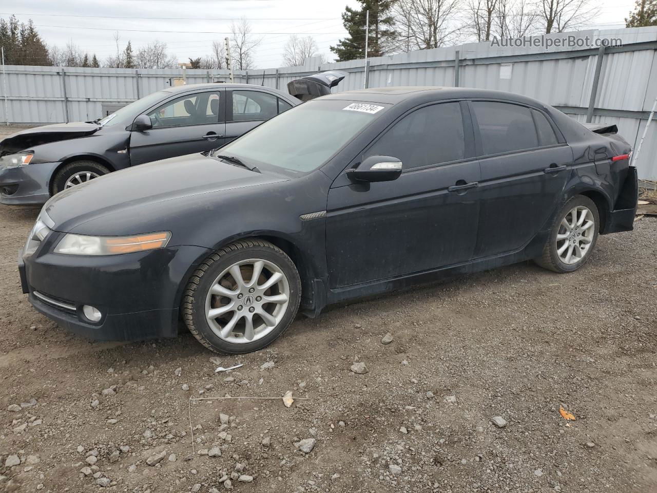 2008 Acura Tl  Black vin: 19UUA66218A802171